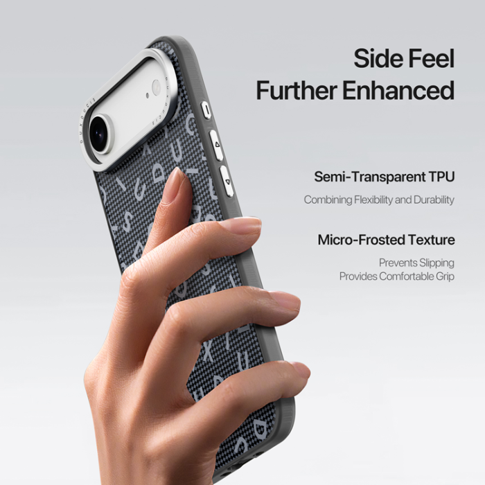 Dux Ducis - DUX DUCIS iPhone Air Mobiskal MagSafe UV Pattern Moro - Svart