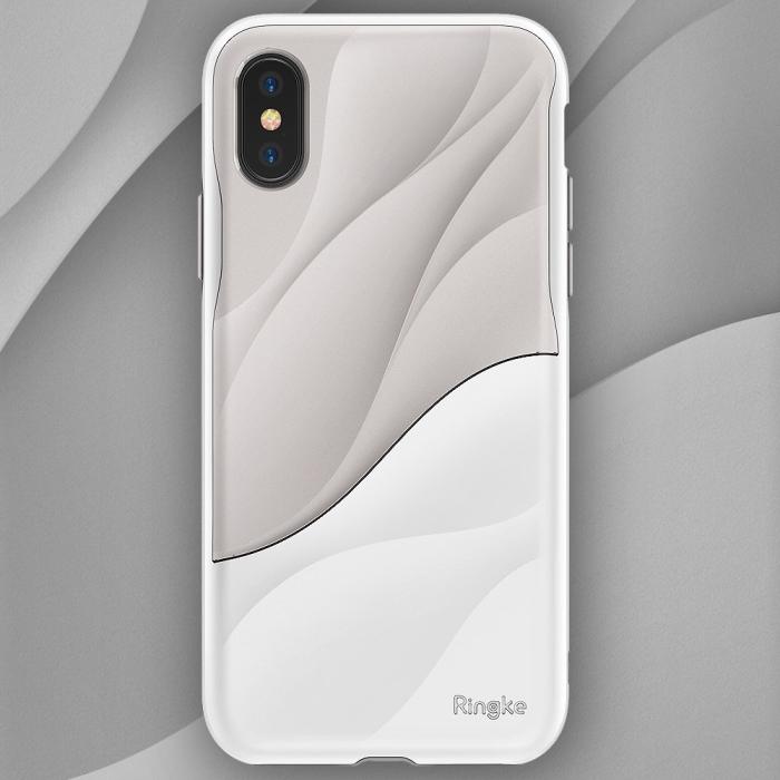UTGATT4 - Ringke Wave Skal till Apple iPhone XS / X - Vit