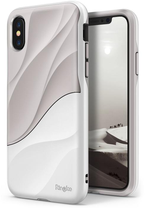 UTGATT4 - Ringke Wave Skal till Apple iPhone XS / X - Vit