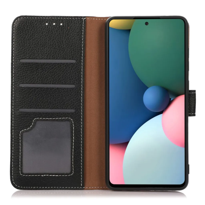 Taltech - iPhone 15 Pro Plånboksfodral Vikbart - Svart