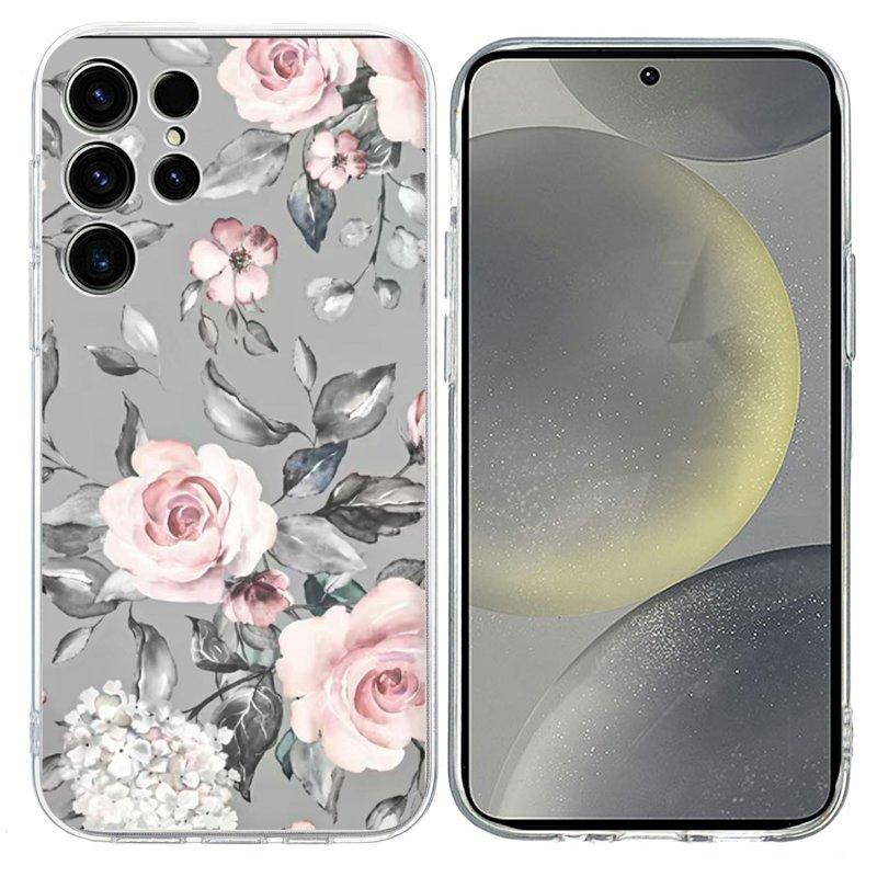 Mobilskal till Samsung Galaxy S26 Ultra Mönstertryck Stöttålig Mjuk TPU Blommor