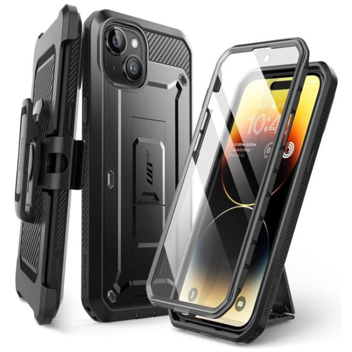UTGATT - Supcase iPhone 15 Mobilskal Unicorn Bettle Pro - Svart