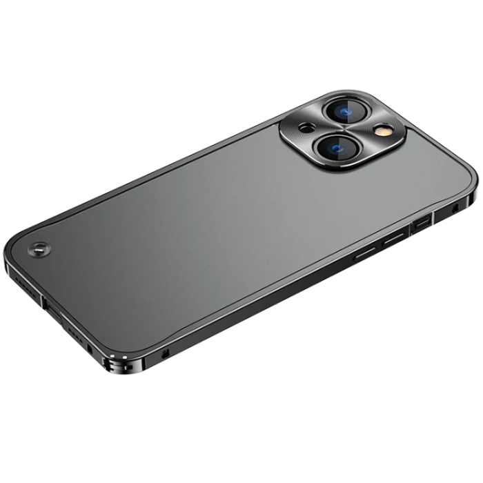 A-One Brand - iPhone 13 Skal Metall Slim - Svart