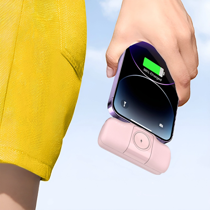 Wozinsky - Wozinsky Lightning Mini Powerbank 15W 5000mAh - Rosa