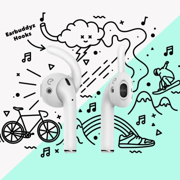 UTGATT1 - EarBuddyz - Ear Hooks för Airpods och Earpods