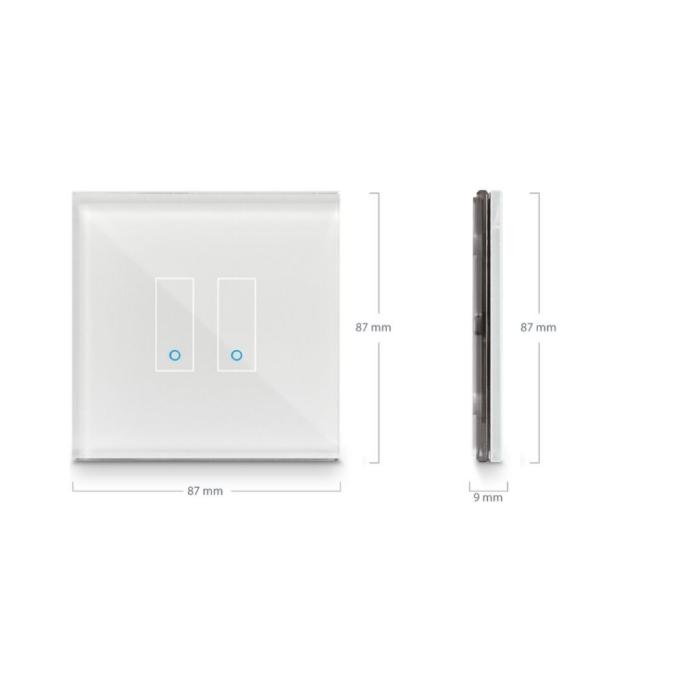 Iotty - Iotty Smart Switch Base Dubbel strömbrytare