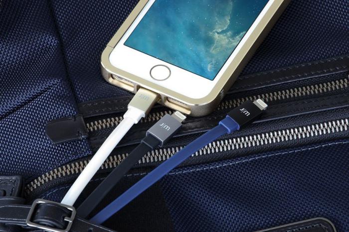 Just Mobile - Just Mobile Platt USB-A till Lightning Kabel