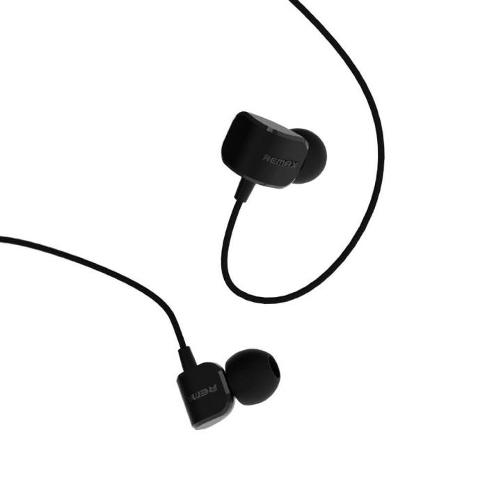 UTGATT4 - Remax In-ear hörlurs mikrofon In-Linje Control Svart