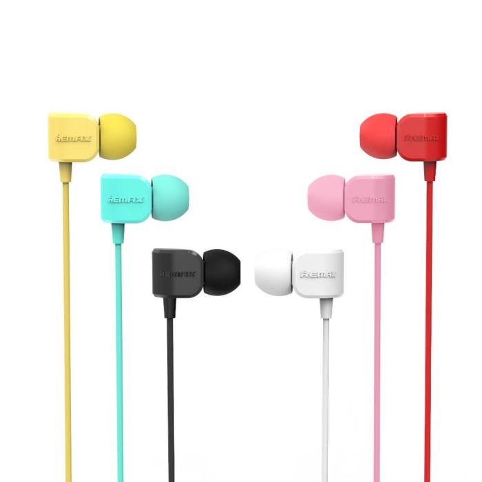 UTGATT4 - Remax In-ear hörlurs mikrofon In-Linje Control Svart