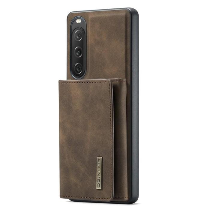 DG.MING - DG.MING Sony Xperia 10 V Mobilskal Korthållare M1 - Coffee