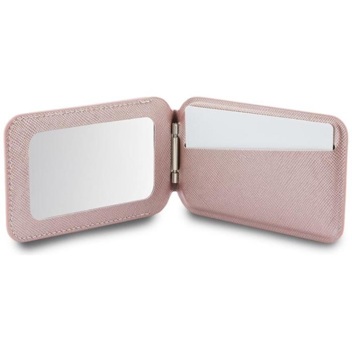 KARL LAGERFELD - Karl Lagerfeld MagSafe Korthållare Stativ med Spegel - Rosa