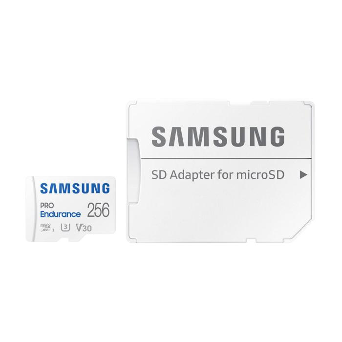 Samsung - Samsung Pro Endurance 256GB microSDXC 100MB/s Minneskort