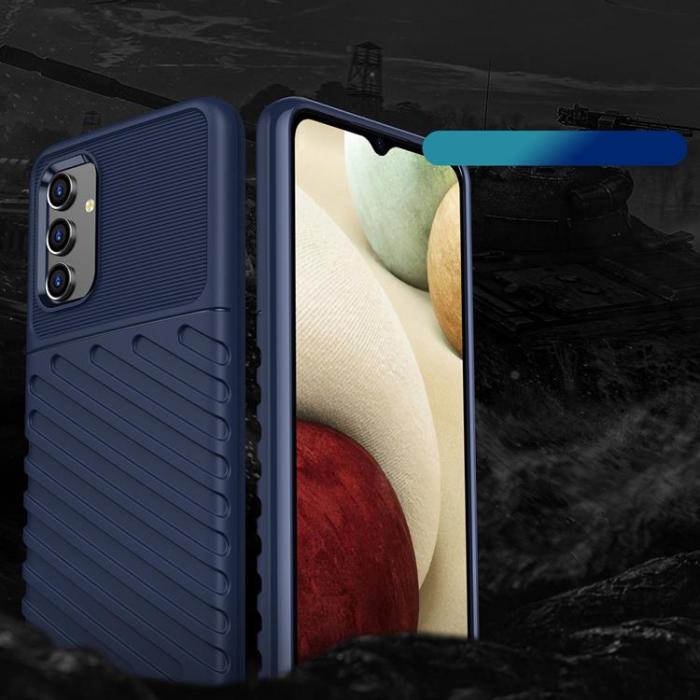 OEM - Thunder Flexible Armored Skal Galaxy A13 5G - Blå