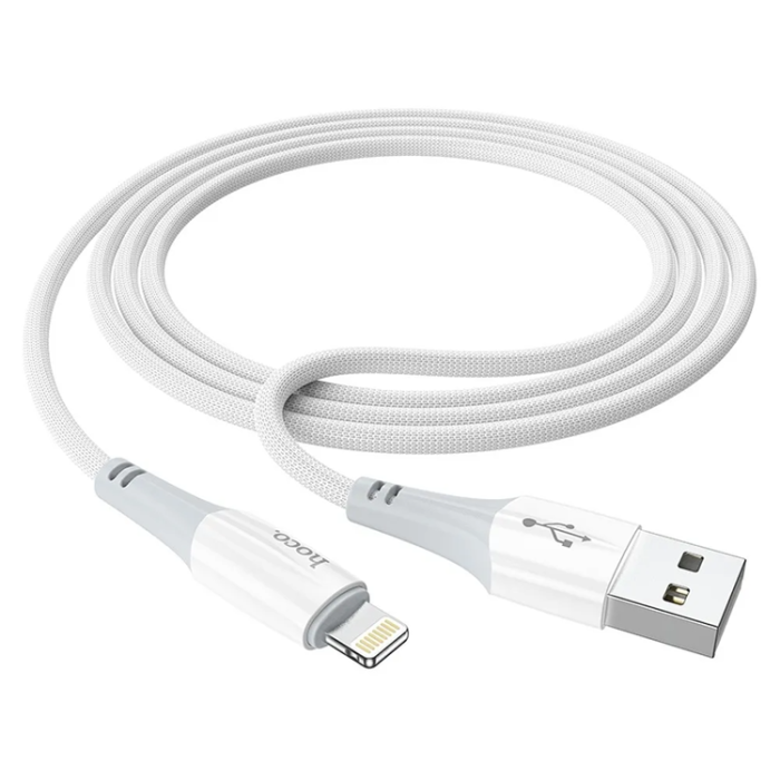 Hoco - HOCO USB-A till Lightning Kabel 2,4A X70 1 m white