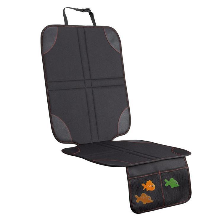 Skyddsmatta för Bilbarnstol med Organisatör - Svart | 264 | AlltMobil