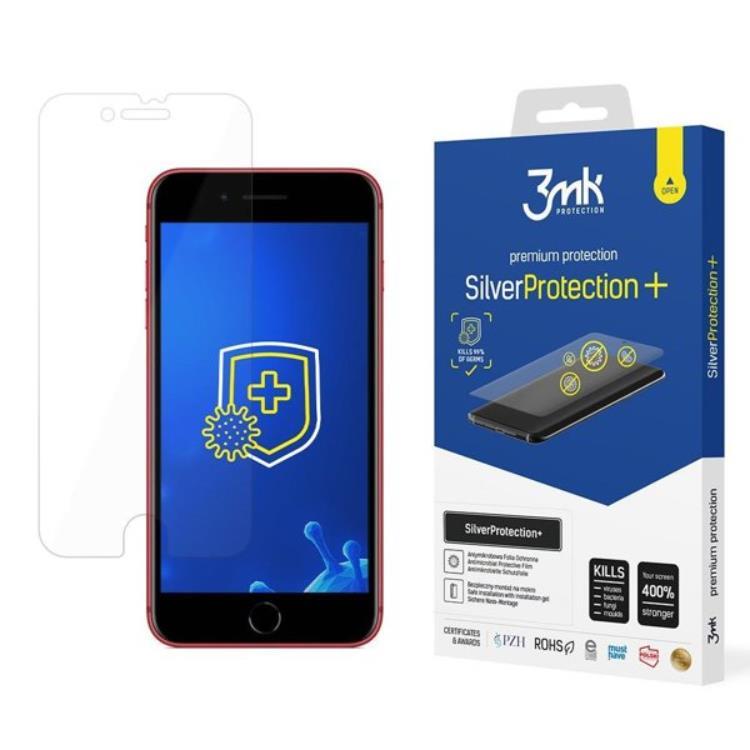 3MK iPhone 8 Plus Plastfilm skärmskydd Silver Protection+ | 5468 | AlltMobil