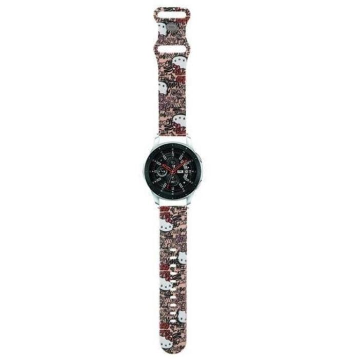 Hello Kitty - Hello Kitty Galaxy Watch 6 Classic (43mm) Band Tags Graffiti - Rosa