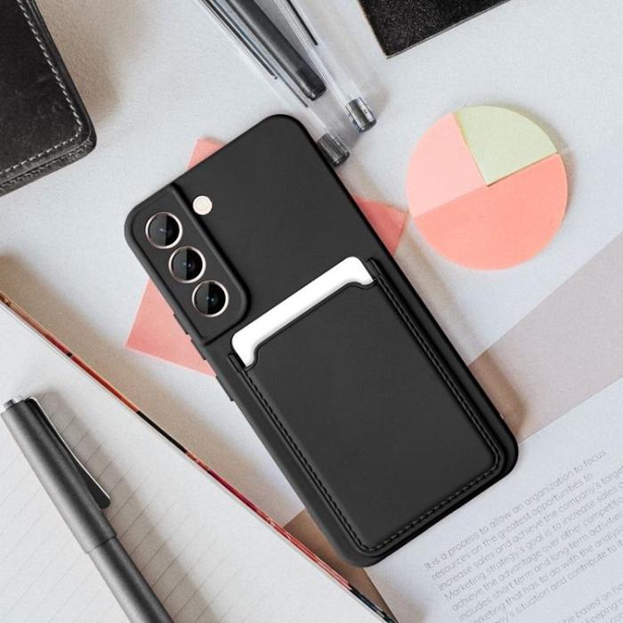OEM - Galaxy A25 Korthållare Mobilskal - Svart