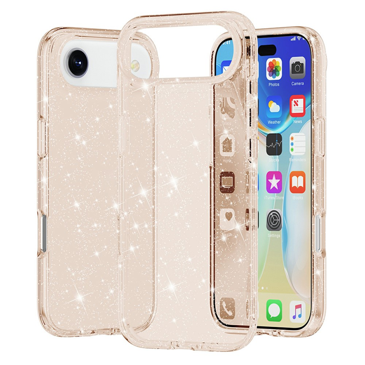 iPhone Air Mobilskal Glittrande Puderglitter - Guld | 2353 | AlltMobil
