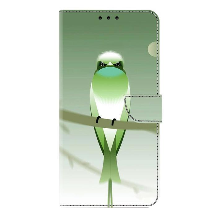 OEM - Samsung Galaxy A37 Plånboksfodral Konstläder Med Ställ - Grön