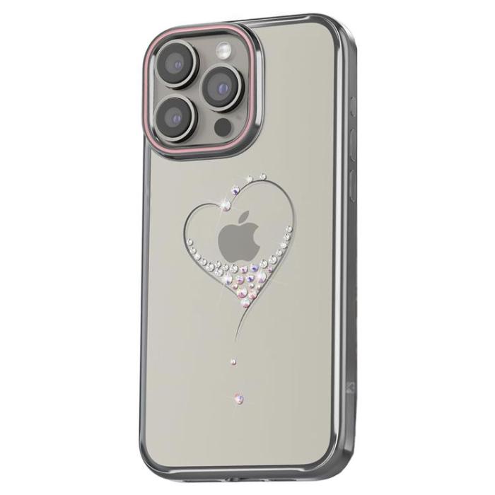 Kingxbar - Kingxbar iPhone 15 Mobilskal Wish - Silver