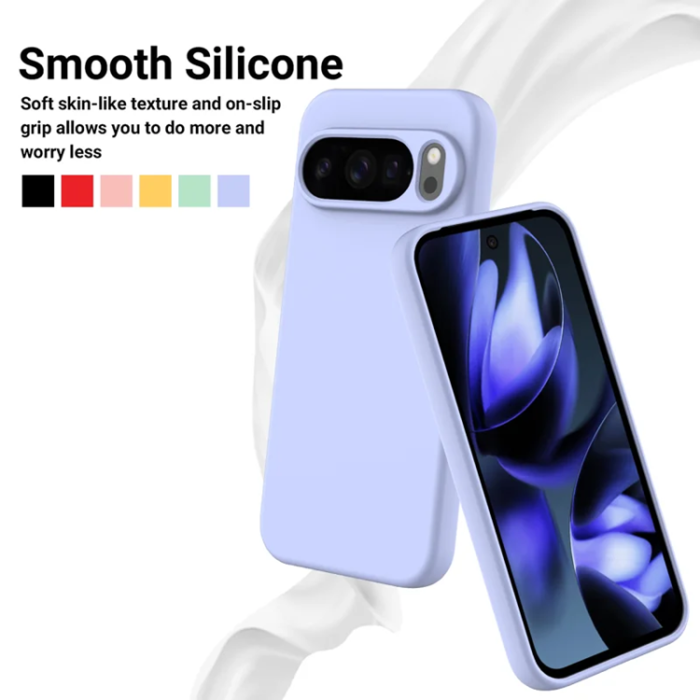 A-One Brand - Google Pixel 10 Pro Mobilskal Liquid Silikon - Lila