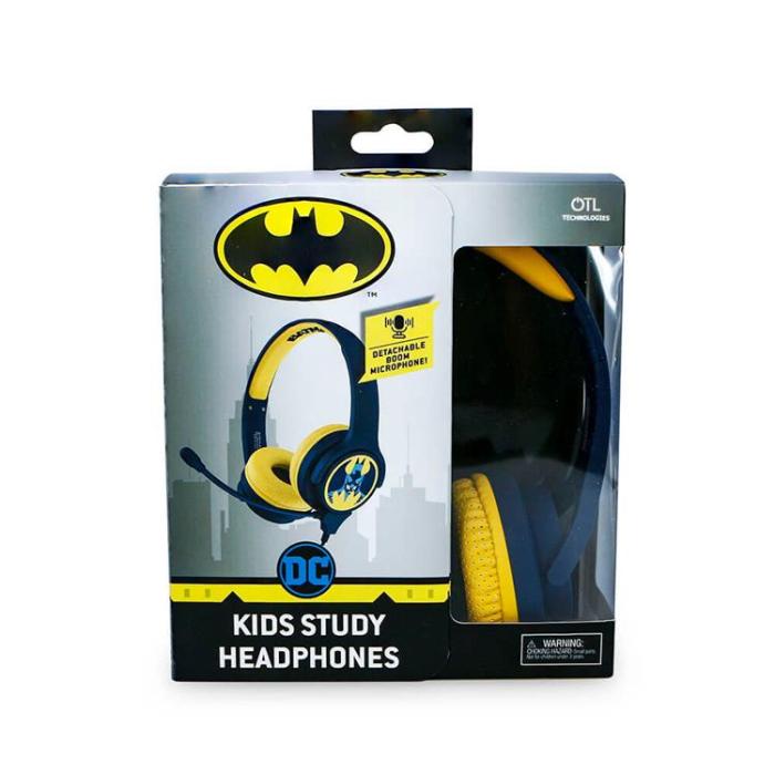 BATMAN - BATMAN Interaktiv Hörlurar / Headset On-Ear 85 / 94dB Bom-mikrofon - Blå