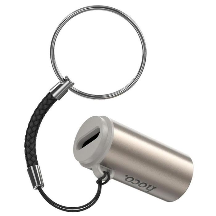 Hoco - Hoco USB-C Adapter till Cigarettändare UA38 - Guld