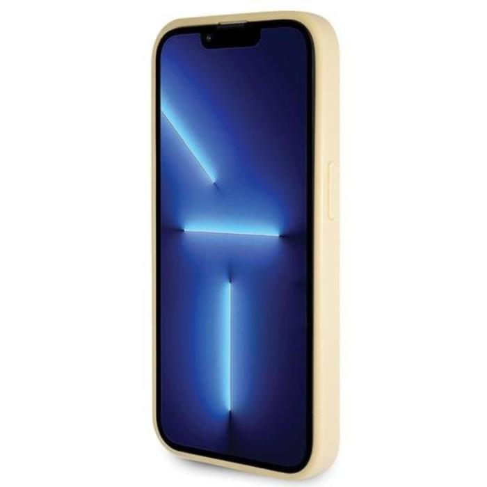 Guess - Guess iPhone 14 Pro Max Mobilskal Glitter Script Big - Guld