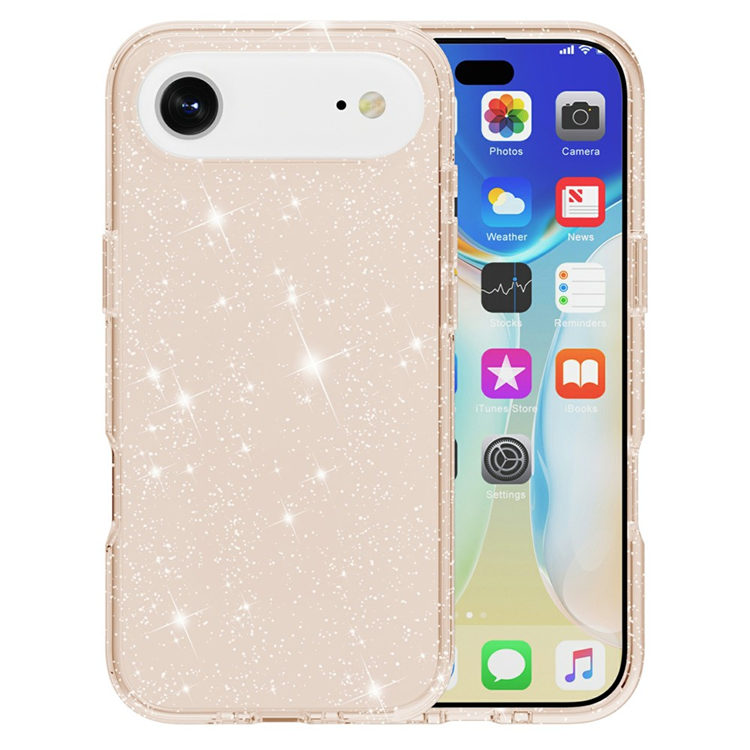 AMORUS iPhone Air Mobilskal Shockproof - GlitterGuld | 2353 | AlltMobil