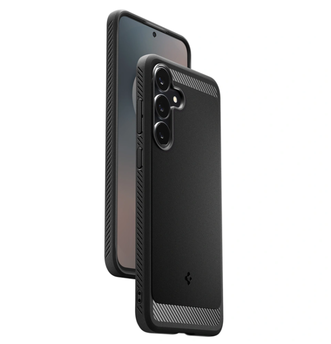 Spigen - Spigen Galaxy S25 FE Mobilskal Rugged Armor - Matte Svart