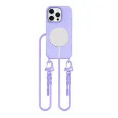 Tech-Protect - Tech-Protect iPhone 16 Pro Mobilhalsband Skal Magsafe - Lila