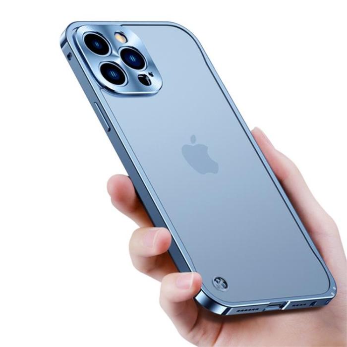 OEM - iPhone 14 Plus Skal Metall Slim - Silver