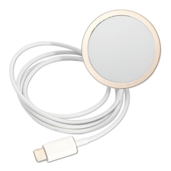 Guess - Guess iPhone 12/12 Pro Magsafe Skal Print + Trådlös Laddare - Rosa