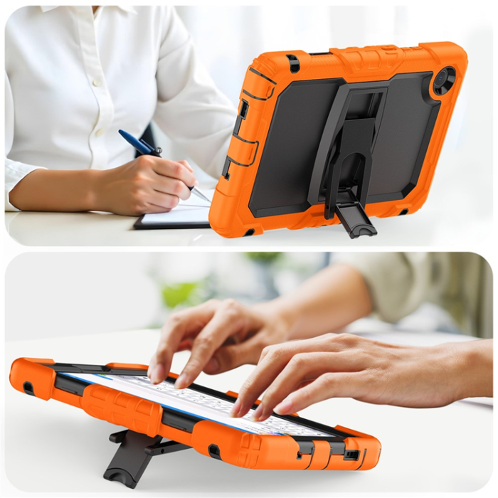 A-One Brand - Lenovo Tab K9 Skal TB305FU med Axelrem Kickstand - Orange