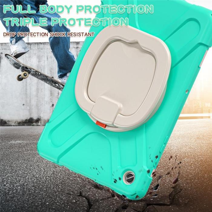 A-One Brand - Galaxy Tab A9 Plus Skal Kickstand Handle Grip - Mintgrön