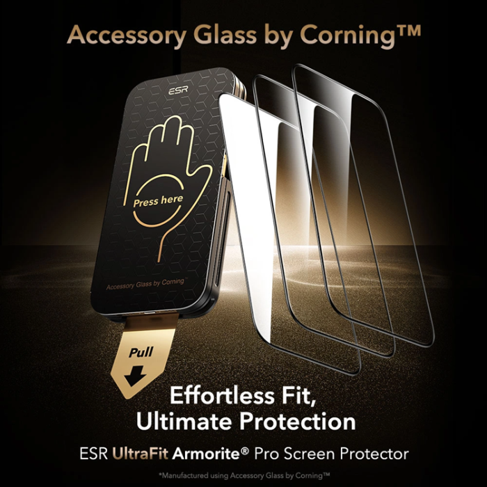 ESR - ESR iPhone 17 Härdat Glas Skärmskydd - Clear