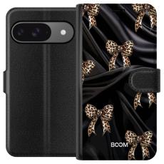 iSecrets - Pl&aring;nboksfodral till Google Pixel 9 med Leopard Bow