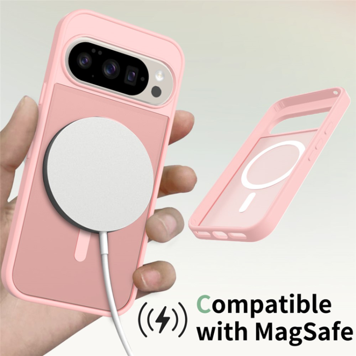 A-One Brand - Google Pixel 10/10 Pro Mobilskal MagSafe Skin Touch - Rosa