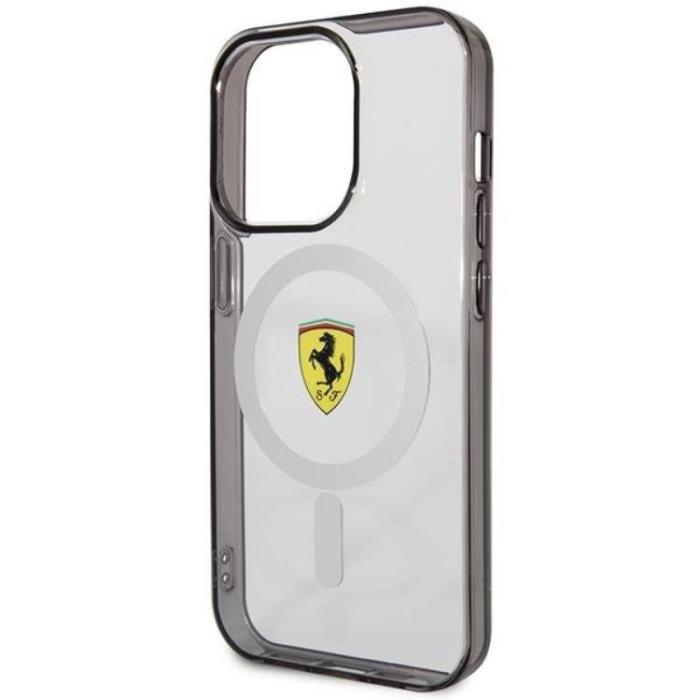 Ferrari - Ferrari iPhone 14 Pro Max Mobilskal Magsafe Outline - Transparent