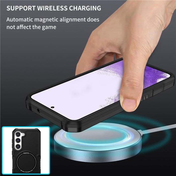 OEM - Galaxy S23 Skal Magsafe Anti Drop - Svart