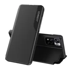 OEM - Eco L&auml;der View Fodral Xiaomi Poco X4 NFC 5G - Svart