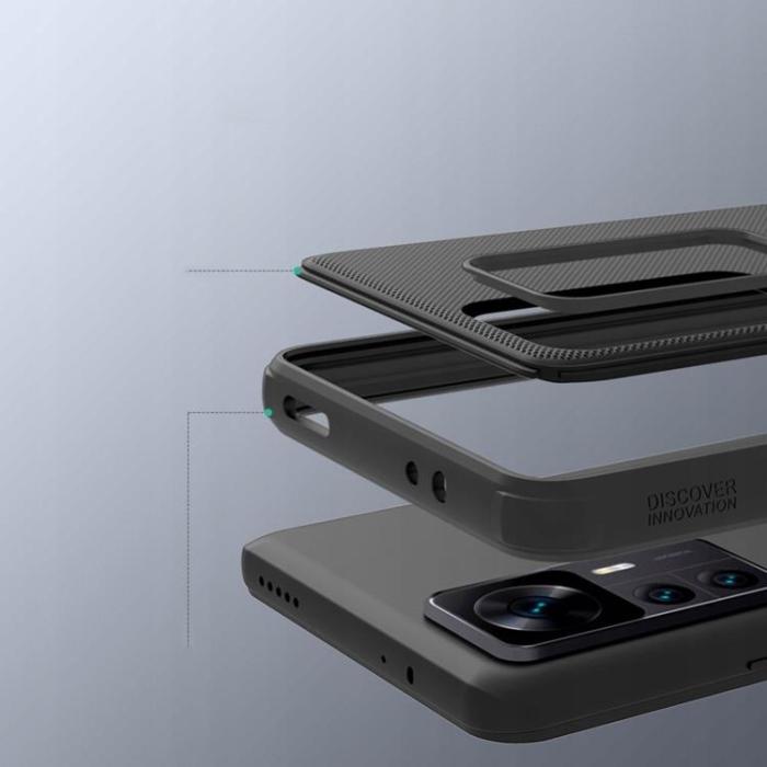 UTGATT1 - Nillkin Xiaomi 12T Skal Frosted Shield - Svart