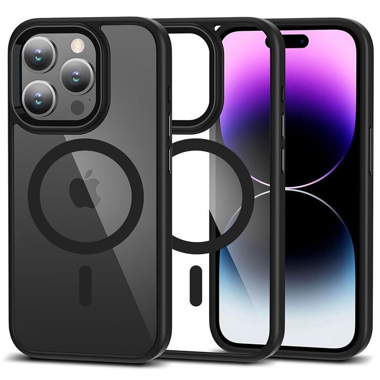 Tech-Protect iPhone 15 Pro Max Mobilskal Magsafe Magmat - Svart | 2353 | AlltMobil