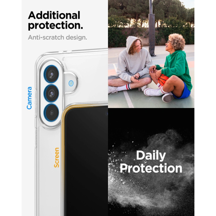 Spigen - Spigen Mobilskal För Galaxy A37 5G Ultra Hybrid - Crystal Clear