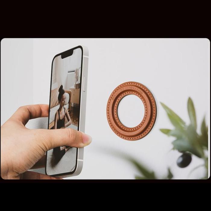 UTGATT1 - Nillkin SnapHold Self Adhesive Magsafe Magnetisk Sticker Hållare - Grön