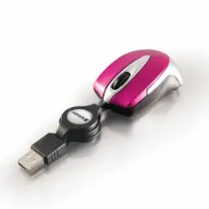 Verbatim - Verbatim Optisk Mus USB-A 1000 dpi Go Mini - Hot Pink