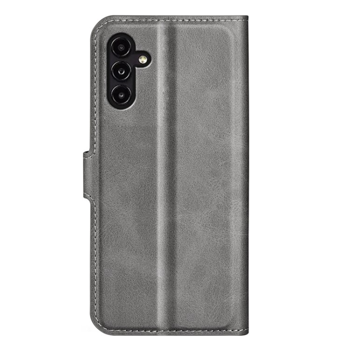 A-One Brand - Galaxy A14 5G/4G Plånboksfodral Calf Flip Folio - Grå