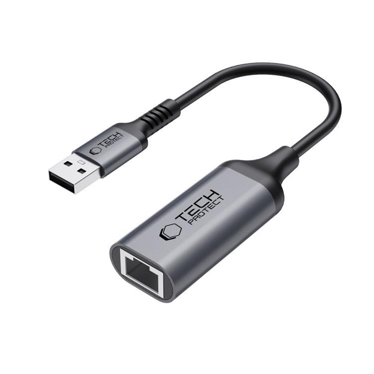 Tech-Protect Adapter USB 3.0 Till Ethernet RJ45 1000MBPS Ultraboost | 505295 | AlltMobil