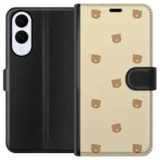 Gustaf - Pl&aring;nboksfodral till Samsung Galaxy S25 Edge med Bj&ouml;rnm&ouml;nster